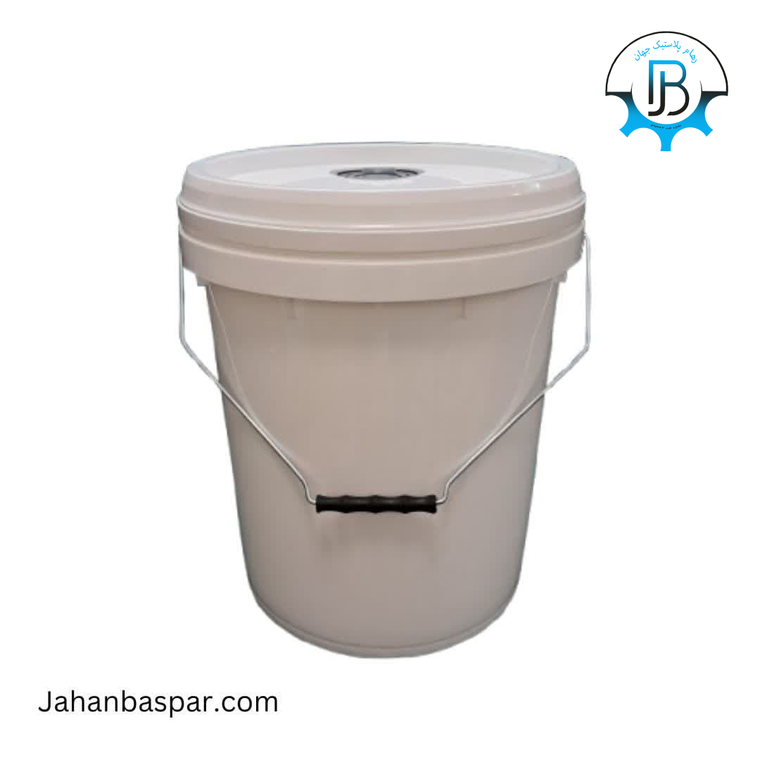 سطل بیست لیتری کلاژر دار-جهان بسپار